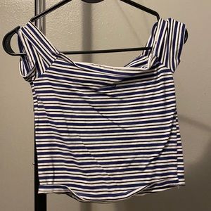 Off shoulder crop top